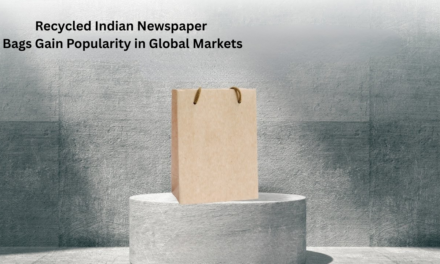 Recycled Indian Newspaper Bags Gain Popularity in Global Markets