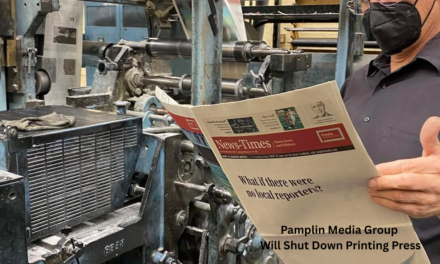 Pamplin Media Group Will Shut Down Printing Press