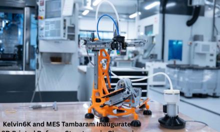 Kelvin6K and MES Tambaram Inaugurate 3D Printed Defence Structures in Chennai