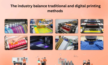 How does the industry balance traditional and digital printing methods?