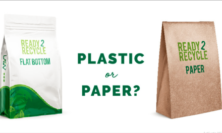 How can paper packaging compete with plastic in terms of cost and efficiency?