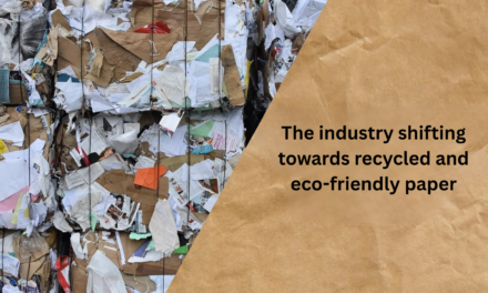 How is the industry shifting towards recycled and eco-friendly paper?