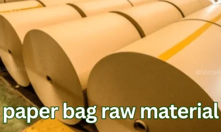 How are paper bags produced, from raw material to finished product?