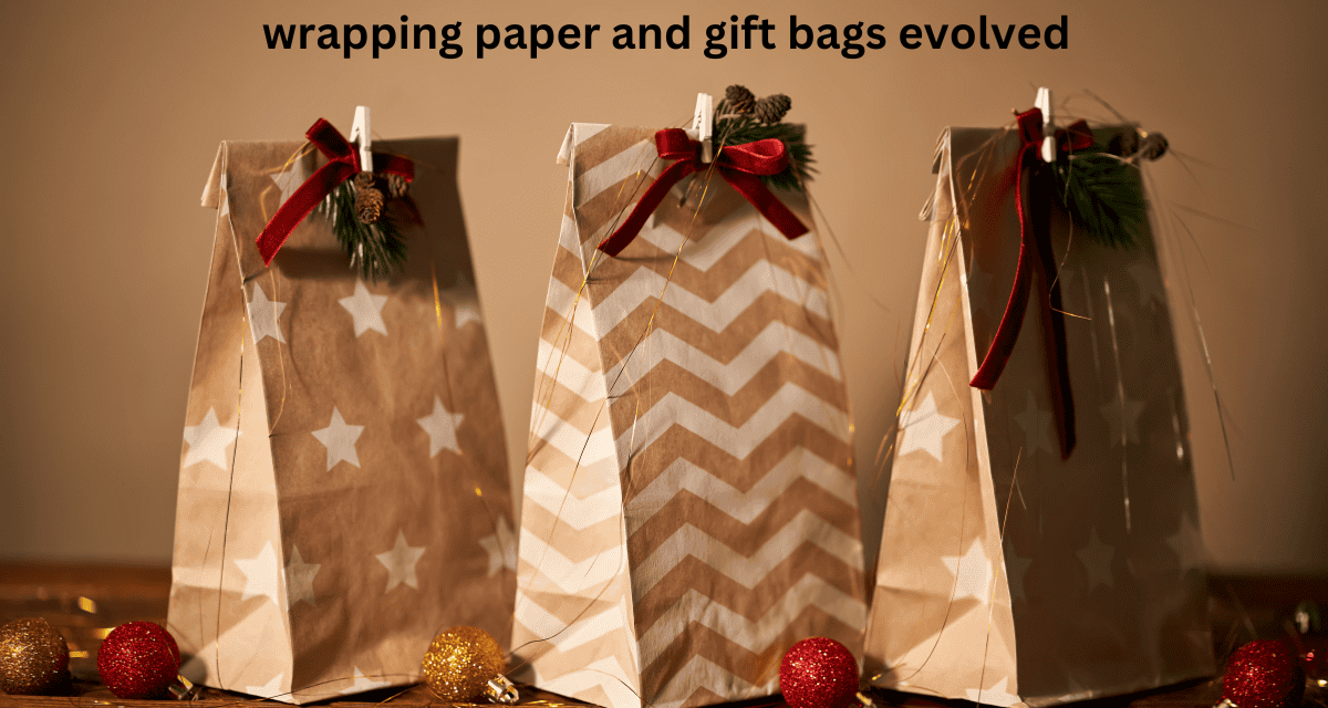 How has the demand for eco-friendly paper wrapping paper and gift bags evolved?