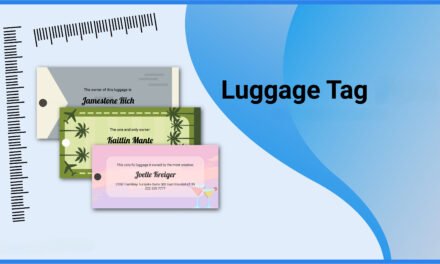 How do companies customize stickers and luggage tags for branding and marketing purposes?
