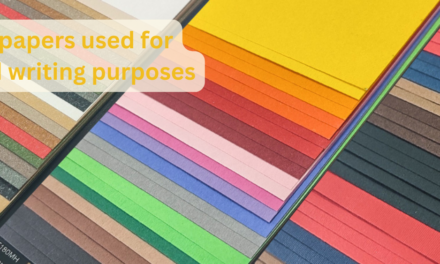 What are the specific applications of specialty papers used for printing and writing purposes?