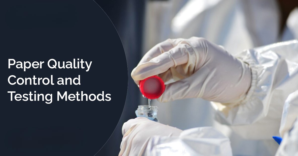 How is industrial paper tested for quality and performance under specific environmental conditions?