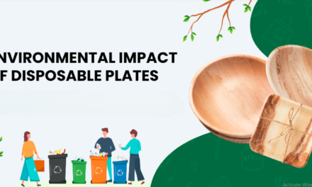 What is the environmental impact of disposable paper goods?