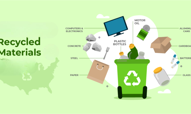 What are the benefits of using recycled materials in the production of household paper products?