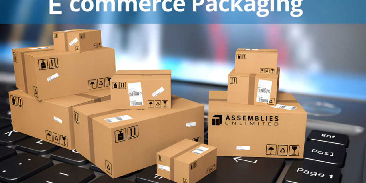 How is the shift to e-commerce driving the demand for paper-based packaging goods?