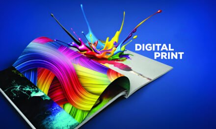 How does digital printing help reduce waste compared to traditional methods?
