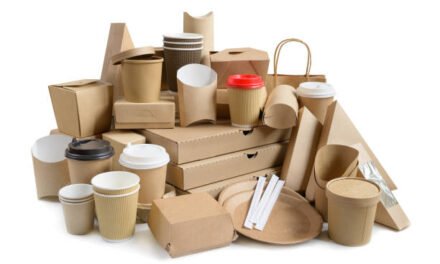 How are paper cups, plates, and food trays regulated for food safety and hygiene standards?