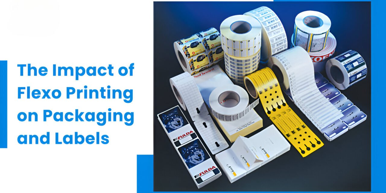 What is the role of flexographic printing in packaging and labeling?