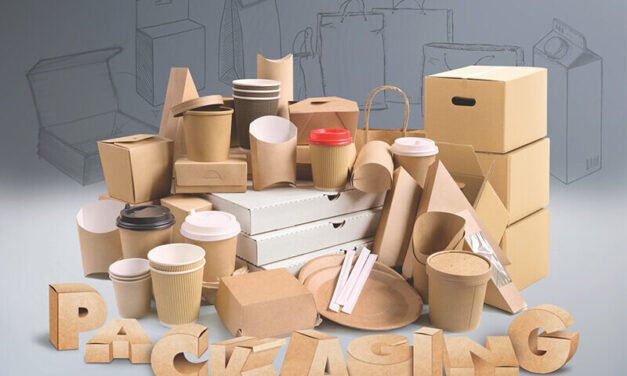 What design elements are considered when creating packaging boxes for branding and consumer appeal?