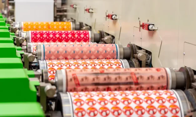 How do different types of printing presses (e.g., offset, digital, flexographic) affect the choice of printing and writing paper?