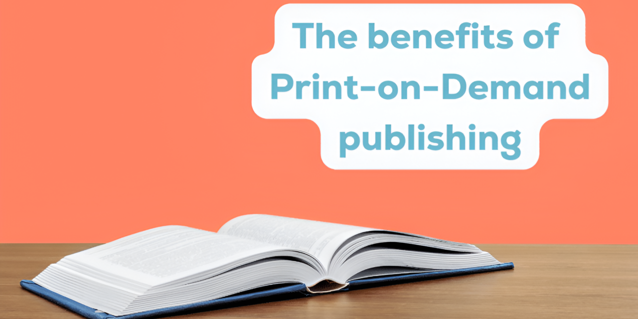 What is print-on-demand (POD), and how does it benefit publishers and authors?