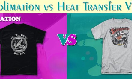 How do the processes for sublimation and heat transfer printing differ in terms of materials and applications?