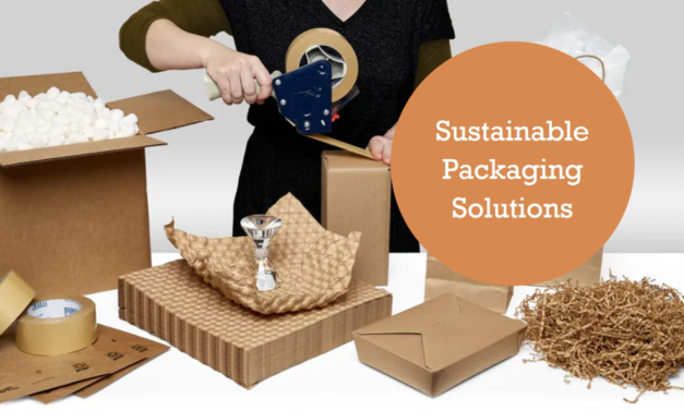 What are the best materials to use for sustainable packaging solutions in printing projects?