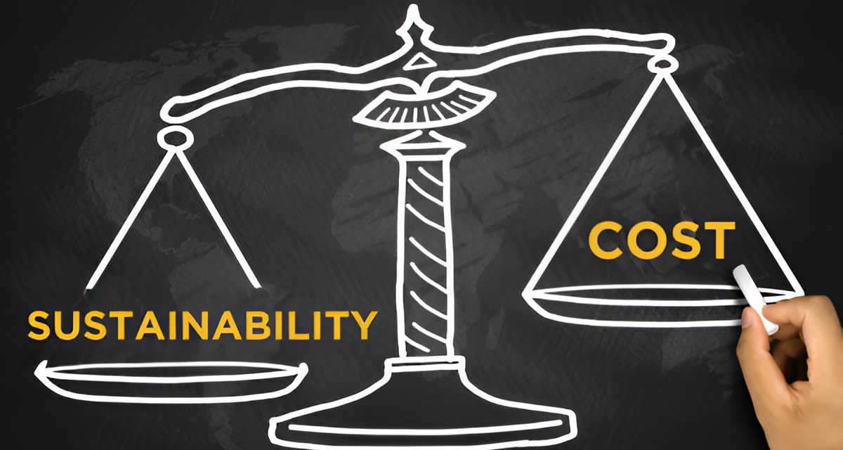 How can companies balance cost and sustainability in their packaging and printing projects?