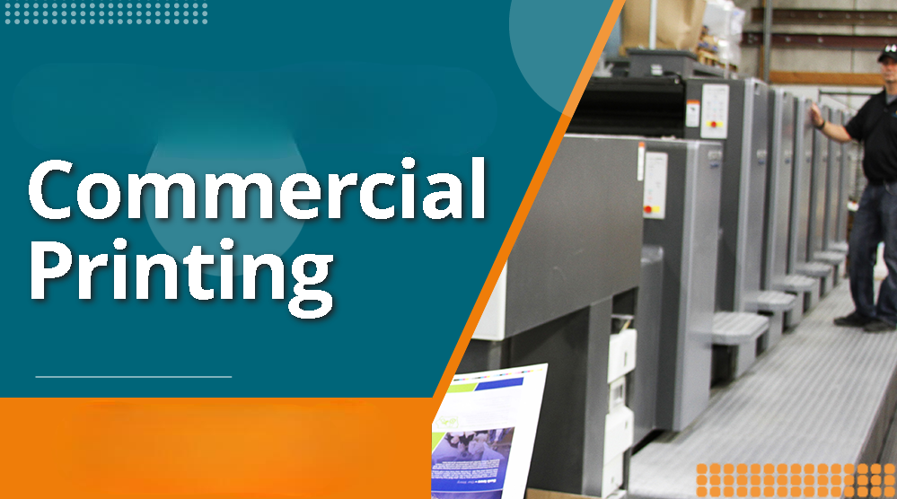 What types of printing equipment are best suited for high-volume commercial printing?